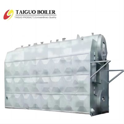 Olie Gas Water Buis Stoomketel Papierindustrie Dubbele Trommel Stoomketel D Type
