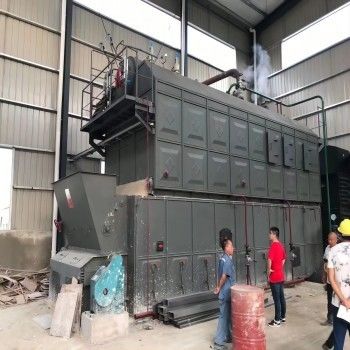 درام دوبل دیگ بخار رنده زنجیر بیوماس نی با سیستم کنترل PLC