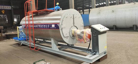 Horizontale industriële warmwaterboiler met gas Kantoorverwarming 0,35-14 MW