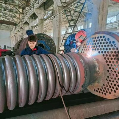 Vertikaler Heißluftofen, Mischluft-Gas-Winderhitzer, 85 % Wirkungsgrad