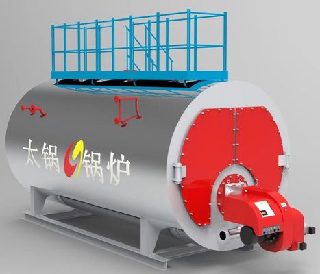 Sistema de combustível duplo tipo WNS Gas Oil Steam Boiler Caldeira industrial Indústria de papel