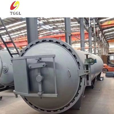 Nồi hấp bảo dưỡng bằng hơi nước ở nhiệt độ cao AAC PLC Điều khiển nồi hấp bằng sợi carbon