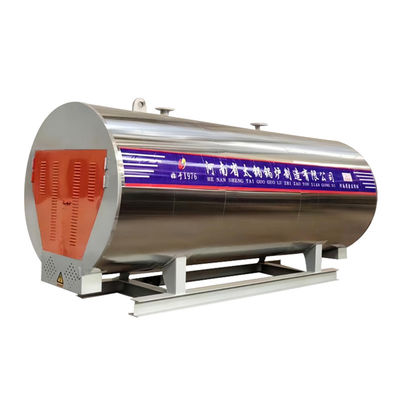 دیگ بخار گرمایش الکتریکی افقی 0.7Mpa 1.0Mpa 1.25Mpa کنترل اتوماتیک