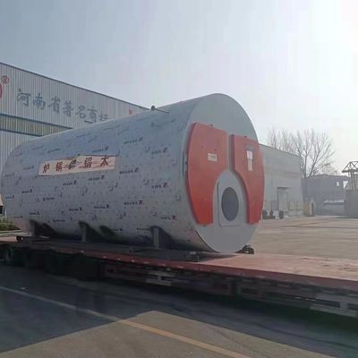 10t/h Gas Horizontal Steam Boiler Low Heat Loss Sufficient Power Multiple Safety Protection