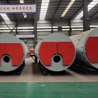 10t/h Gas Horizontal Steam Boiler Low Heat Loss Sufficient Power Multiple Safety Protection