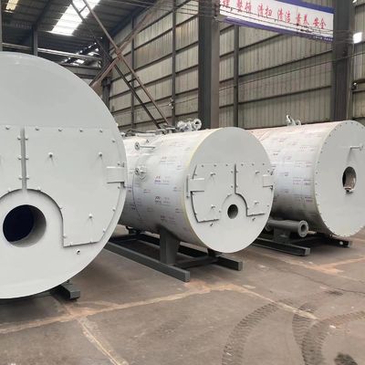 10t/h Gas Horizontal Steam Boiler Low Heat Loss Sufficient Power Multiple Safety Protection