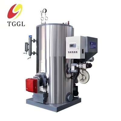 Mini Pembangkit Uap Berbahan Bakar Gas Vertikal Tabung Air Boiler Pemanas Air Dan Susu