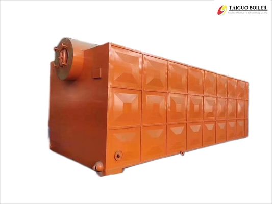 کنترل PLC دیگ آب لوله ای دو درام زغال سنگ صنعتی سری SZL