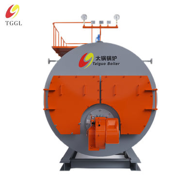 Horizontal 6t/h oil gas fire tube steam boiler has high thermal efficiency for building materials industry