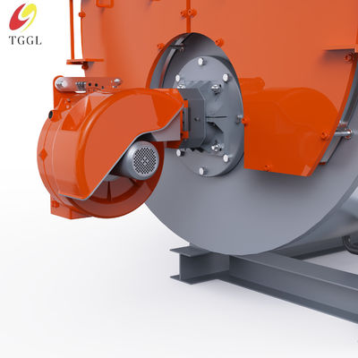 Horizontal 6t/h oil gas fire tube steam boiler has high thermal efficiency for building materials industry