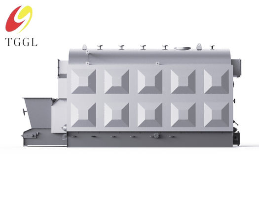 Verticale stoomketel voor biomassa met draadloze rookpijpketen 10 t/h