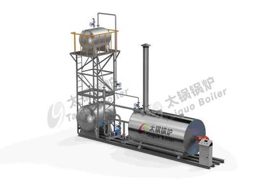 Industrial 3600kw Thermal Oil Boiler Oil Gas Fired For Rubber Factories