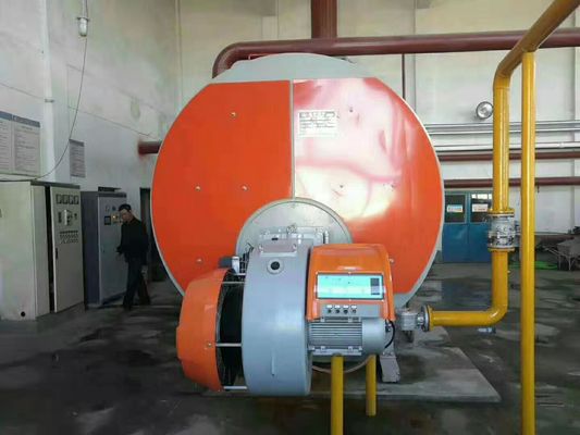 The atmospheric pressure horizontal hot water boiler has the high efficiency of all wet back three return