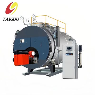 Effiziente Heizungslösung Gasbetriebene Warmwasserkessel 1.0Mpa PLC mit CE-Zertifizierung