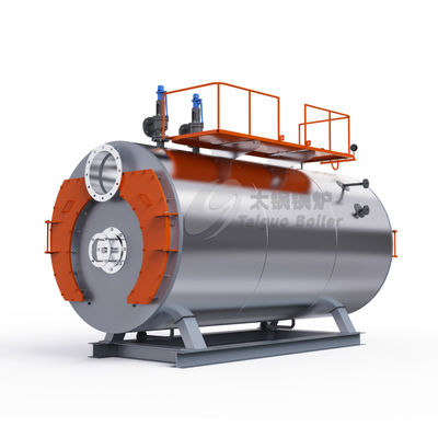 10t/h Gas Horizontal Steam Boiler Low Heat Loss Sufficient Power Multiple Safety Protection