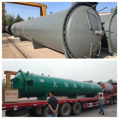 Air Cooling Industrial Autoclave For Aac Blocks Electric Heating