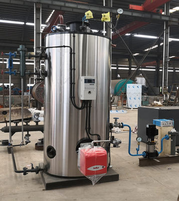 Verticale stoomketel met originele verbrandingsapparatuur
