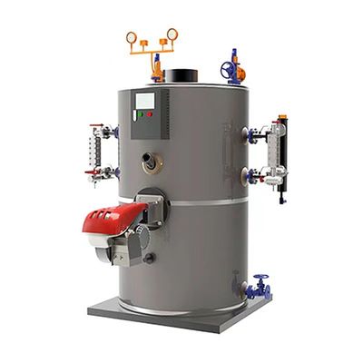 Vertikal Otomatis Gas Fire Steam Boiler Untuk Kimia Dan Susu