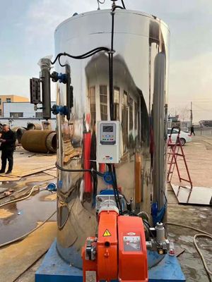 Verticale stoomketel met hoge sterkte en corrosiebestendigheid voor brouwerij en biologische industrie