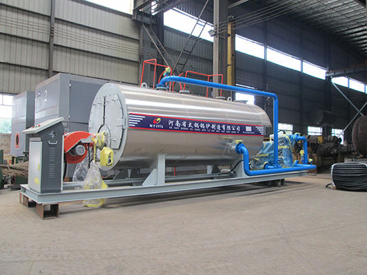 CWNS-serie Automatische horizontale olie-gaswarmwaterketel