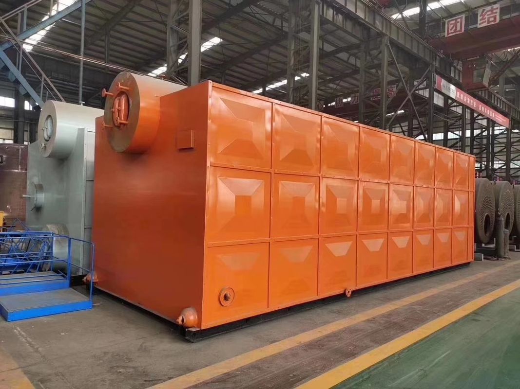 1.25Mpa 1.6Mpa 2.5Mpa Coal Fired Water Tube Boiler With Explosion Door And Instrument Valve