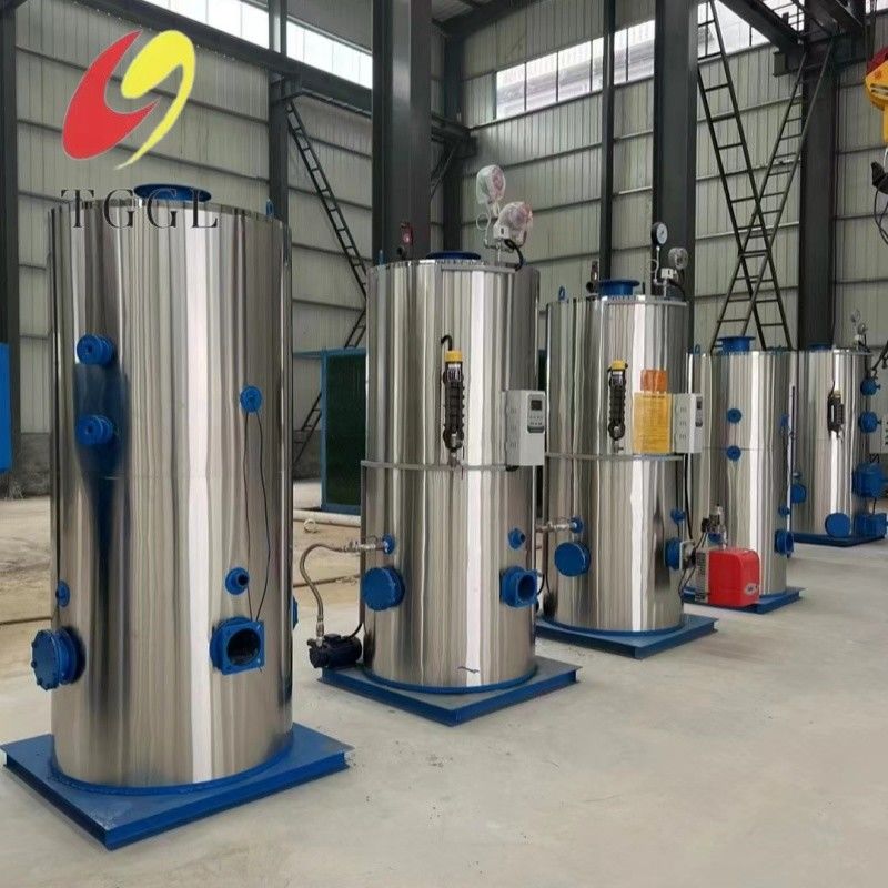 700kg Vertikal kecil evaporator gas bahan bakar mencakup area kecil untuk industri makanan