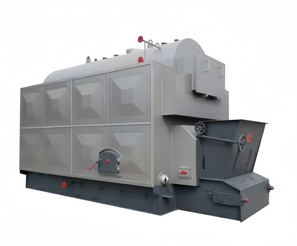 Semi-Automatic 6 Ton Dzl Chain Grate Burning Biomass Steam Boiler For Chemical Industry